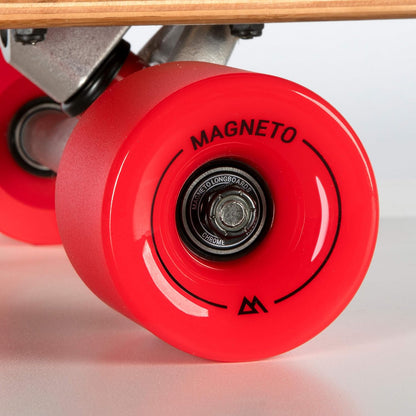 Magneto Longboards Bamboo Longboards for Cruising, Carving, Free-Style, Downhill and Dancing (Bamboo Drop & Fiberglass Through Longboard)