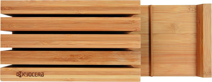 Kyocera KBLOCK3 Bamboo 3-Slot Knife Block