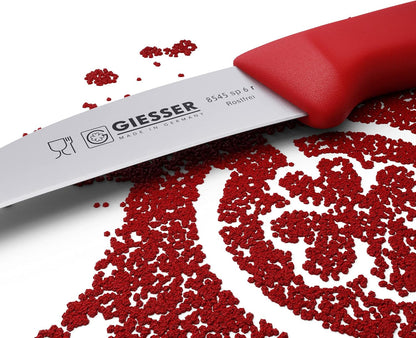 GIESSER 8545 sp 6 r Bird's beak peeling knife special red handle