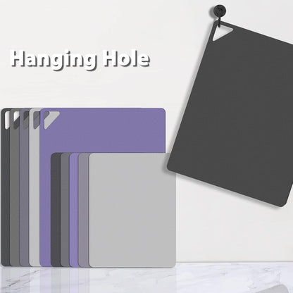 WK Flexible Plastic Cutting Boards Mats for Kitchen, Flexible Non Slip Cutting Mat, Thin Cutting Sheets, BPA Free, Dishwasher Safe, Multi Sizes