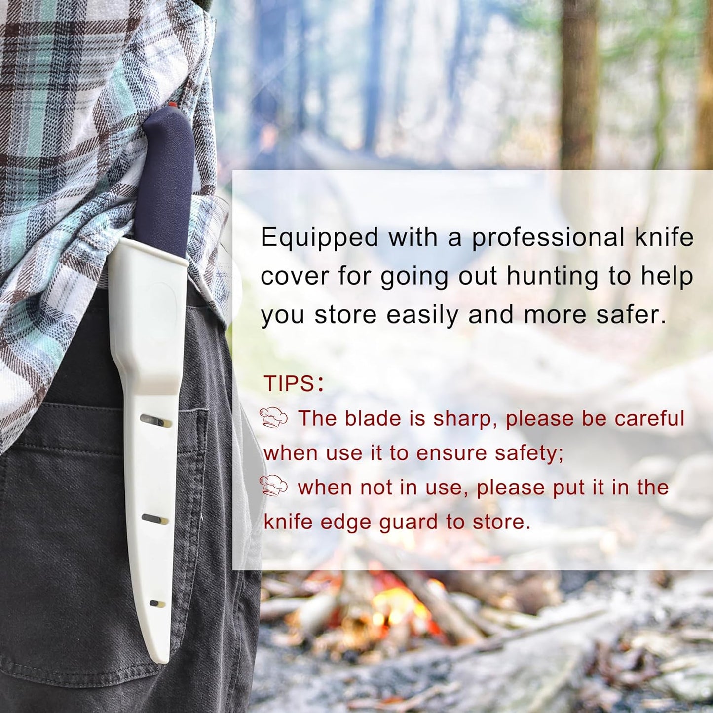 6 Inch Flexible Curved Boning Knife With Non-Slip Softgrip & Sharp Blade For Meat or Fish Deboning Filleting, For Kitchen Home Restaurant, X50CrMoV15 Stainless Steel