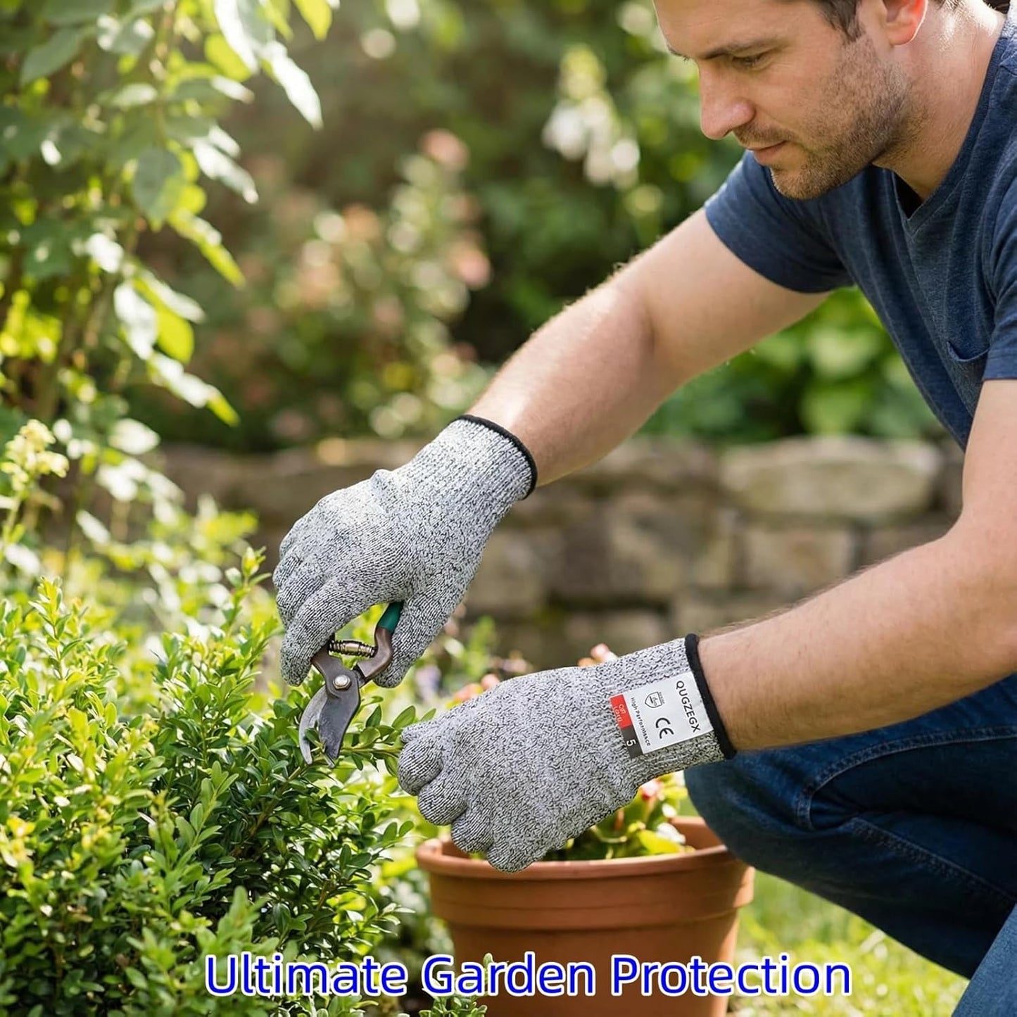Cut Resistant Gloves Food Grade Level 5 Protection, Ambidextrous Breathable Kitchen Safety Gloves.