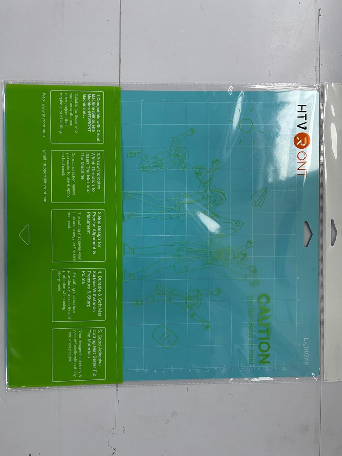 HTVRONT Cutting Mat, 6 Pcs Cutting Mat 12x12(Standard, Light, Strong, FabricGrip) Compatible with Cricut Maker 3/Maker 4/Maker/Explore 3/4/5/Air 2/One, Variety Adhesive Sticky Cutting Mats Accessories