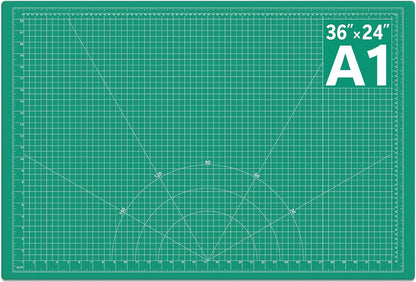 DIYSELF Cutting Mat 8in×6in, Self Healing Cutting Mat, A5 Rotary Cutting Mats for Crafts Sewing Hobby Fabric Project, 5-Ply Craft Cutting Board Double Sided, Craft Mat, Matting & Mounting Materials
