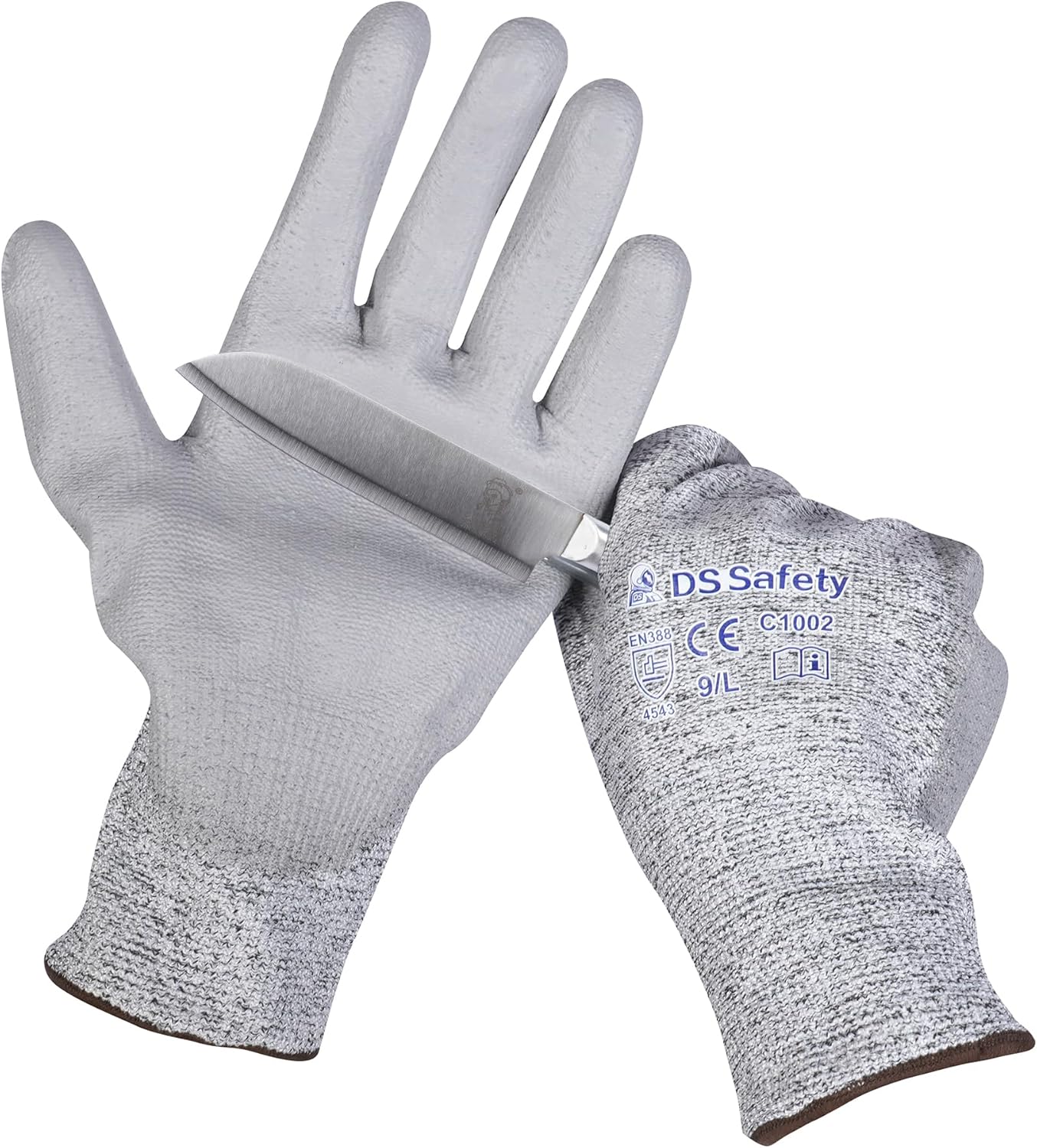 Cut Resistant Gloves with Extreme Lightweight & Thin Level 5 Wire Metal Gloves for Refined Work 12 Pairs