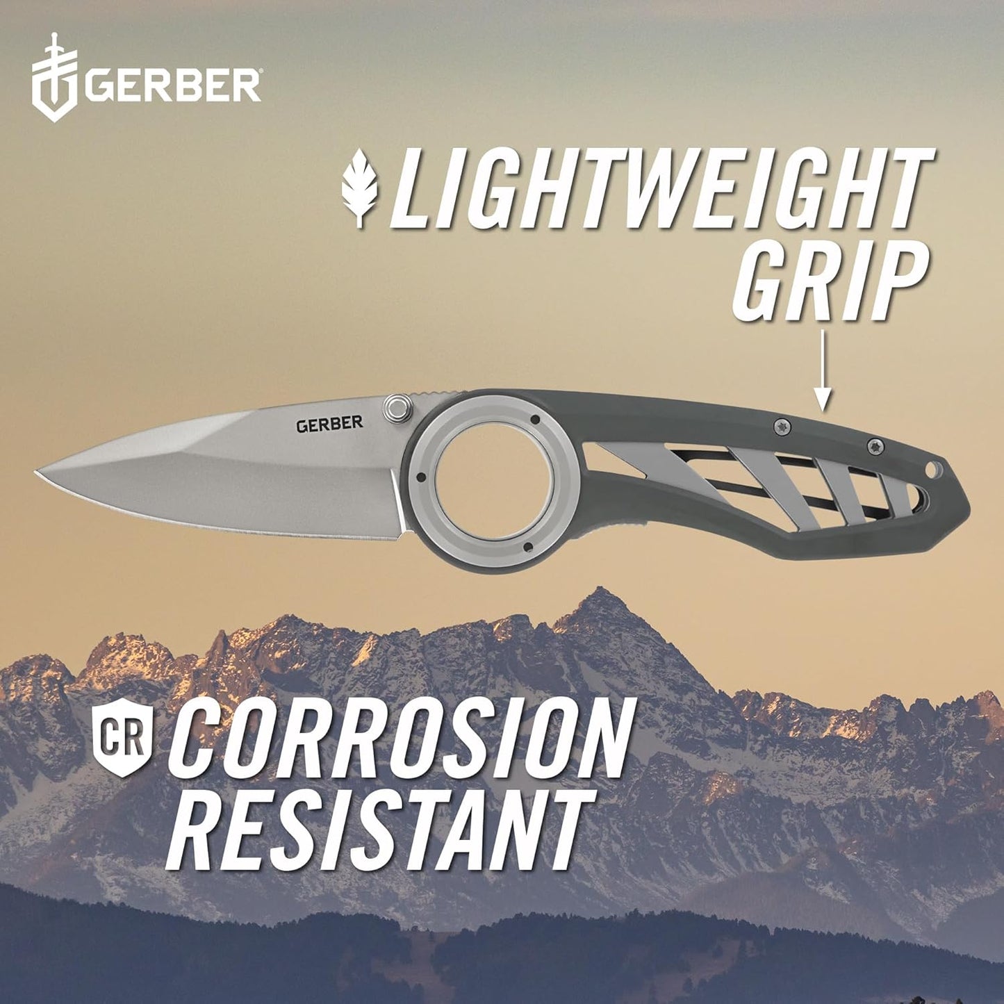 Gerber Gear Remix Folding Pocket Knife, 3" Fine Edge Blade Pocket Knife for Survival and Camping, Gray