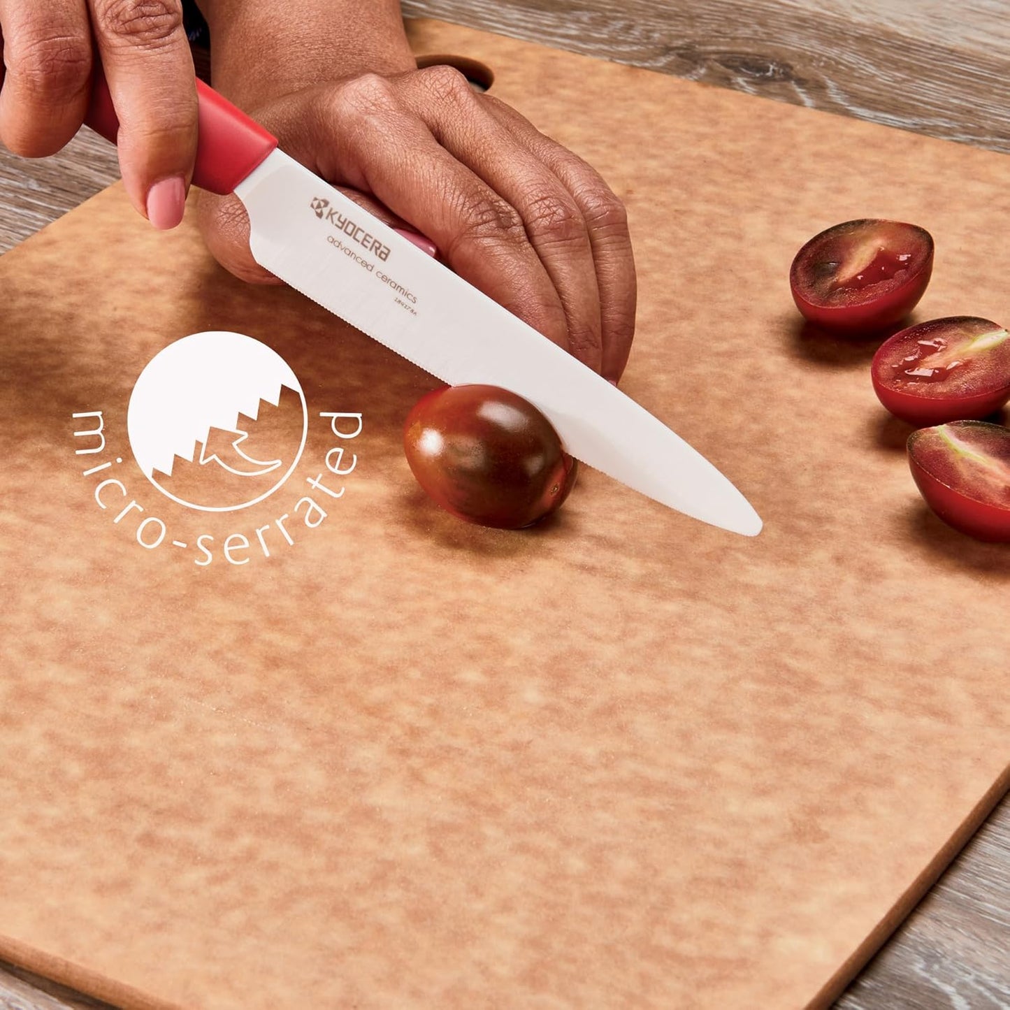 Kyocera Revolution Ceramic Kitchen Knife, 5-inch, White