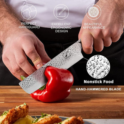 imarku 7 Inch Nakiri Knife Magnetic Knife Holder for Wall - 16 Inch