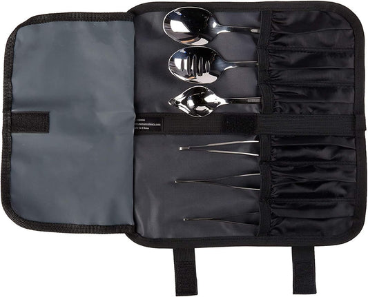 Mercer Culinary Plating Tool Roll, Black