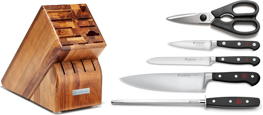WÜSTHOF Classic 9-Piece Knife Block Set