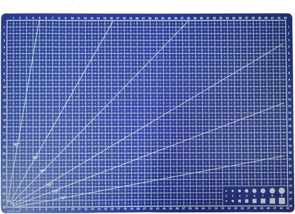 New A3 Double Side Craft Cutting Mat Cutting Board Sewing Pad Artist Carving Tools Handmade Crafts DIY Props (Purple)