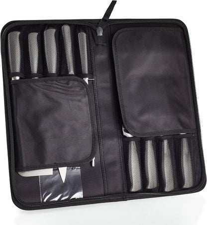 Ross Henery Eclipse 9-Piece Chef Knife Set – Stainless Steel Kitchen Knives with Travel Case