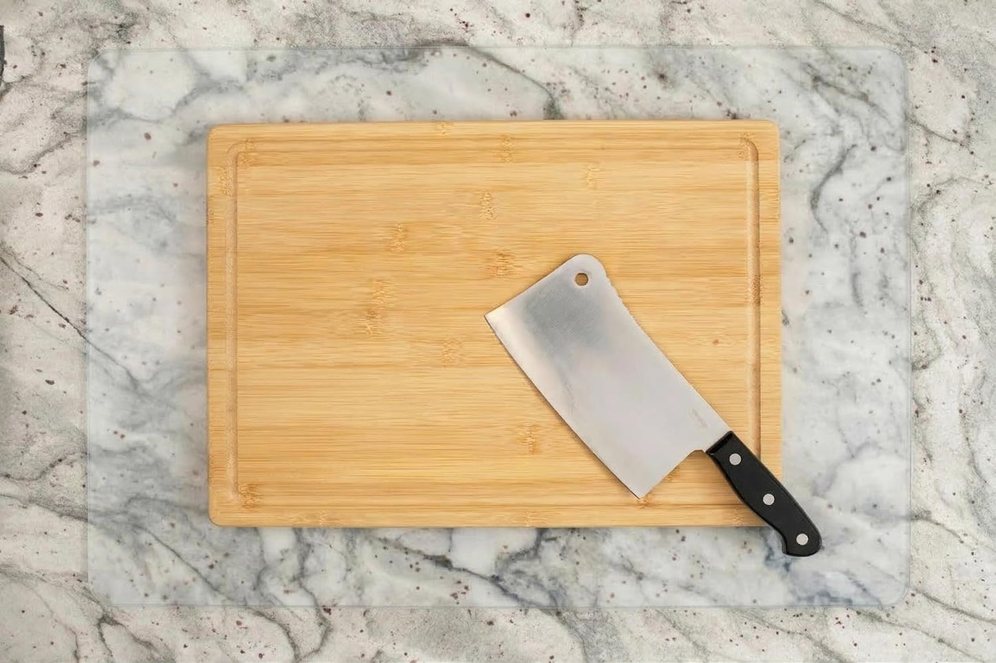 GASARÉ, Set of 2, Extra Large, Thick, Silicone Mats for Kitchen Counter, Heat Resistant Mats, Countertop Protector, Non-Slip, Easy to Clean, 25 x 17 Inches x 1.4mm, Black