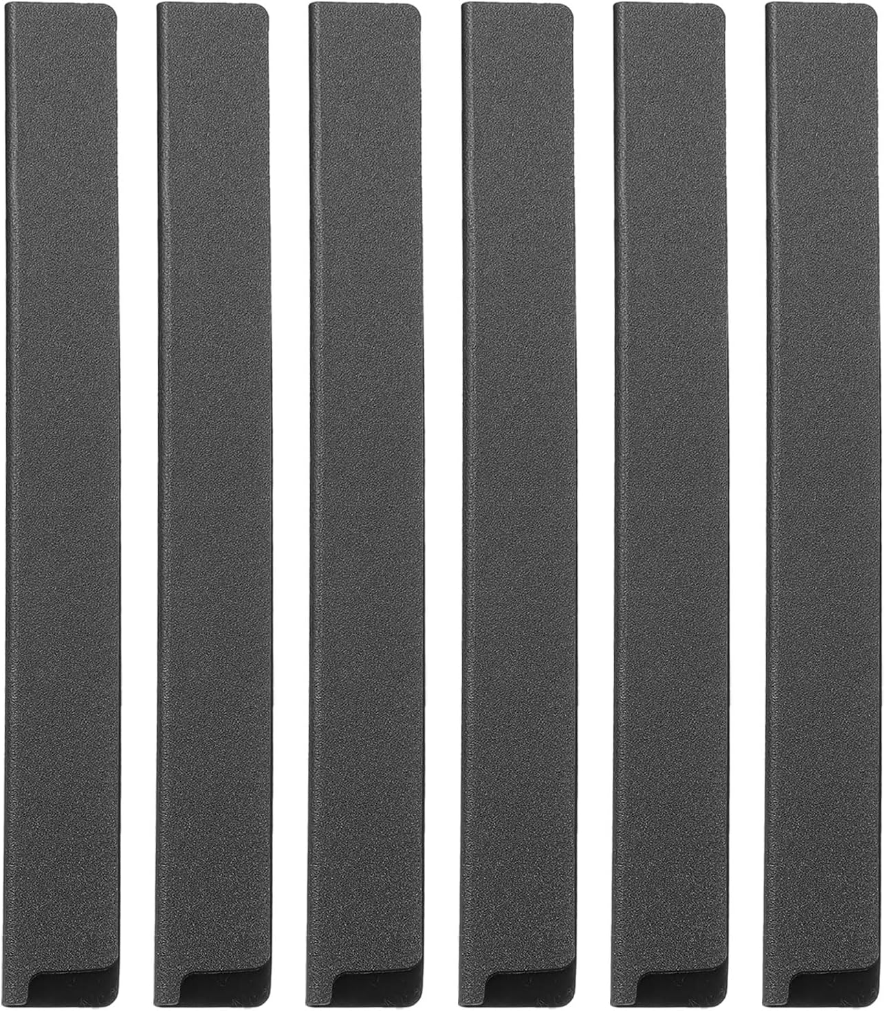 uxcell 2 Pcs Knife Tip Guards 6.5"x 2" ABS Knife Cover Sleeves Knife Case Blade Protector Universal Knife Sheath for Home Kitchen Knife, Black