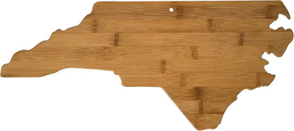 Totally Bamboo Oklahoma State Shaped Bamboo Serving and Cutting Board