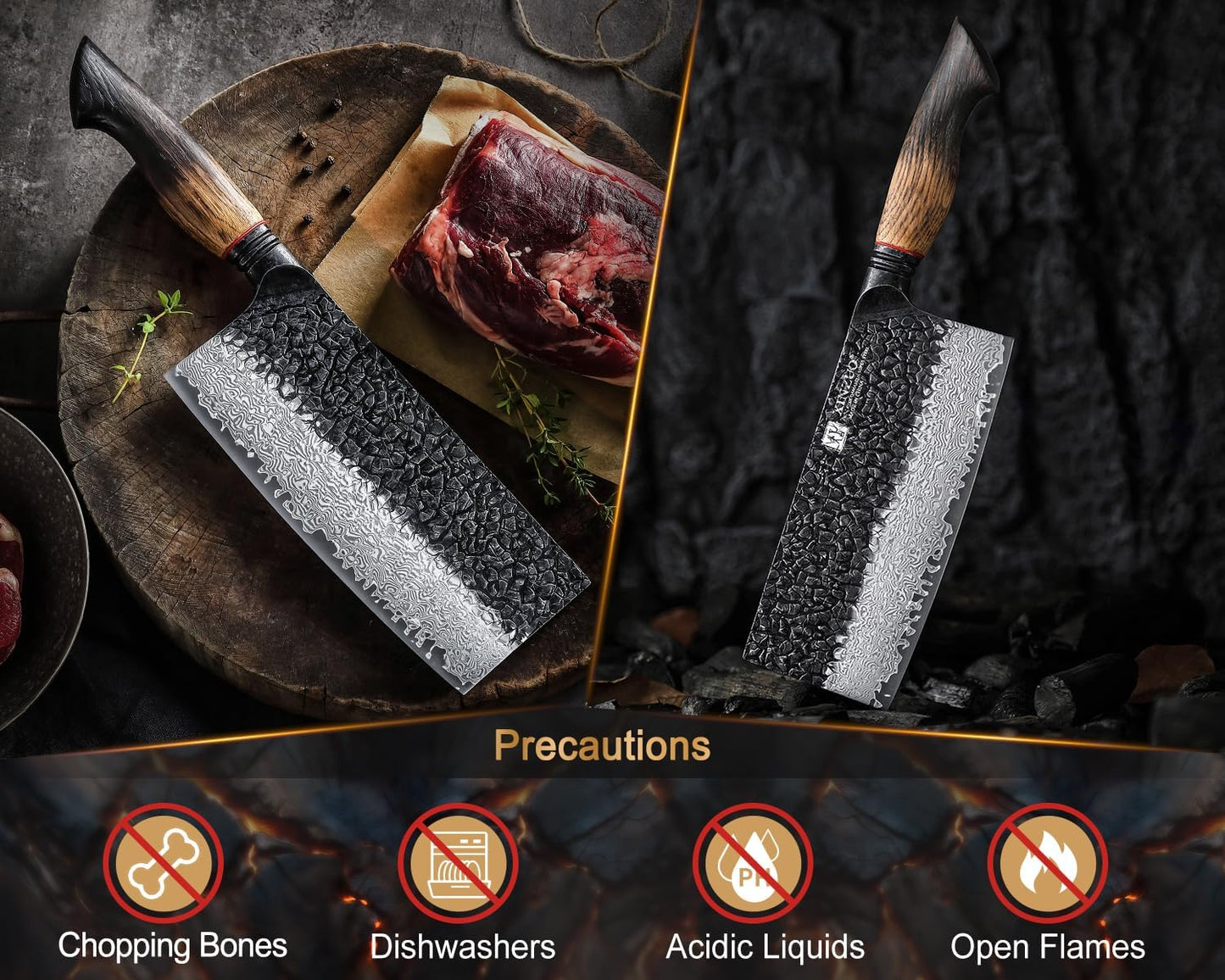 XINZUO 5.6 inch Paring Petty Knife,High Carbon 67 Layers Damascus Steel Fruit and Vegetable Small Kitchen Utility Knife,Burnt Wood Handle