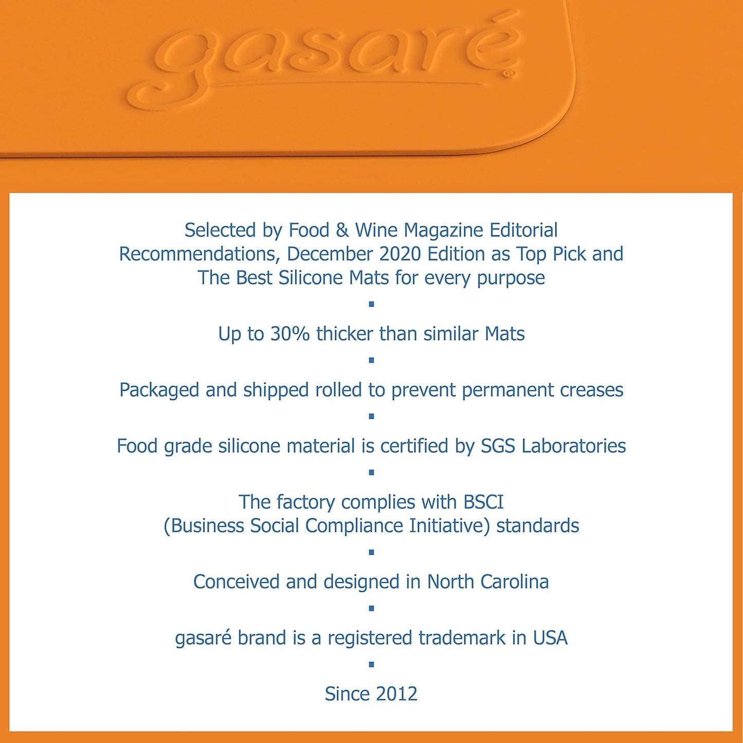 GASARÉ, Set of 2, Extra Large, Thick, Silicone Mats for Kitchen Counter, Heat Resistant Mats, Countertop Protector, Non-Slip, Easy to Clean, 25 x 17 Inches x 1.4mm, Black