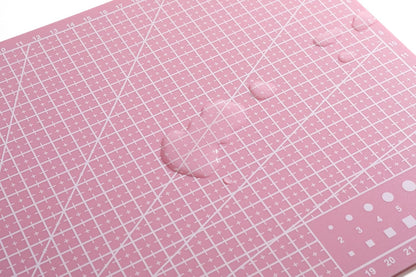 New A3 Double Side Craft Cutting Mat Cutting Board Sewing Pad Artist Carving Tools Handmade Crafts DIY Props (Purple)