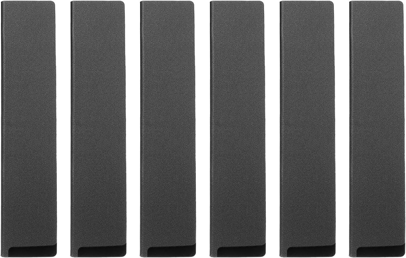 uxcell 2 Pcs Knife Tip Guards 6.5"x 2" ABS Knife Cover Sleeves Knife Case Blade Protector Universal Knife Sheath for Home Kitchen Knife, Black