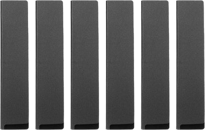 uxcell 2 Pcs Knife Tip Guards 6.5"x 2" ABS Knife Cover Sleeves Knife Case Blade Protector Universal Knife Sheath for Home Kitchen Knife, Black
