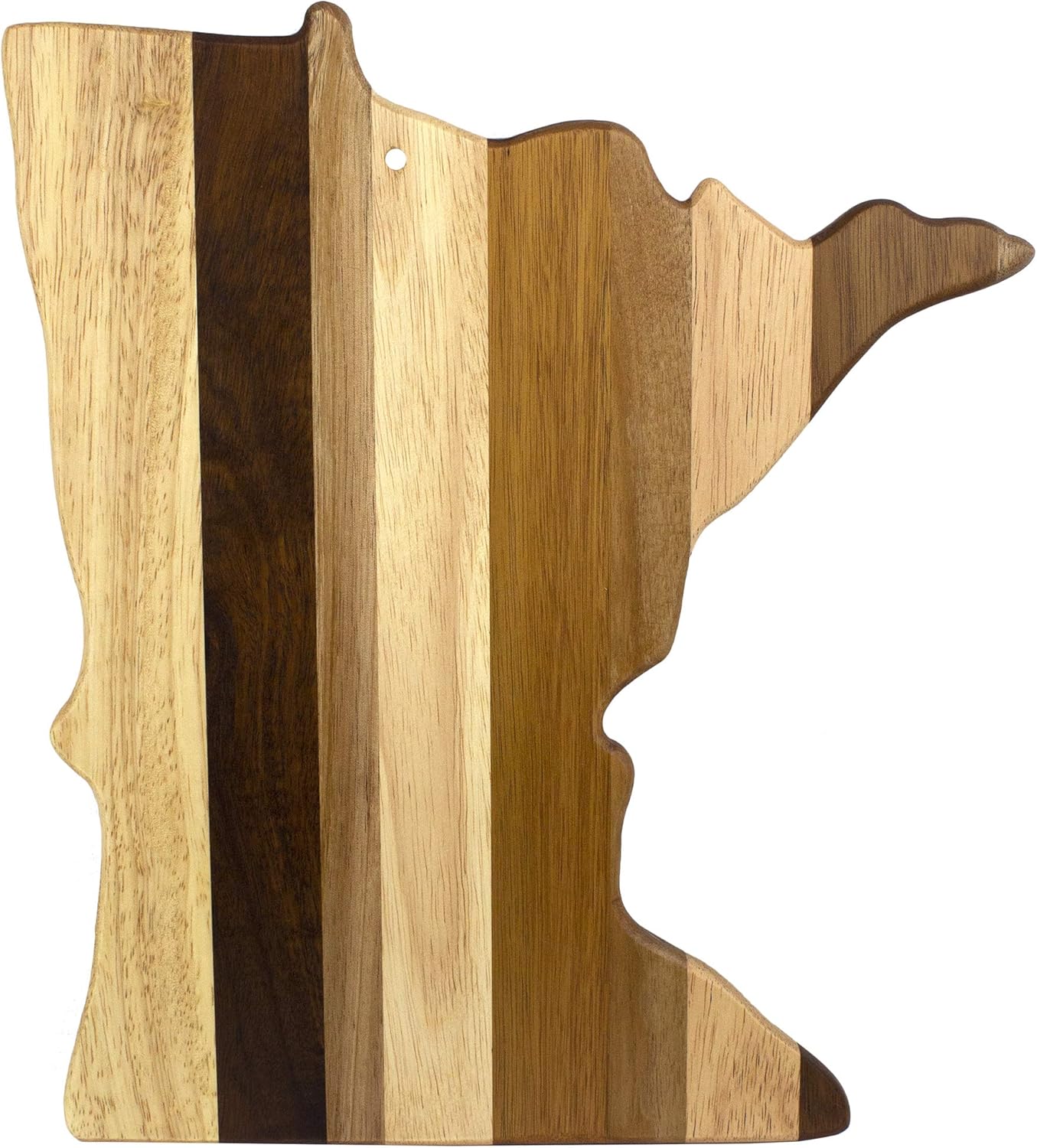 Totally Bamboo Rock & Branch Series Shiplap Michigan State Shaped Wood Serving and Cutting Board | Great for Wall Art