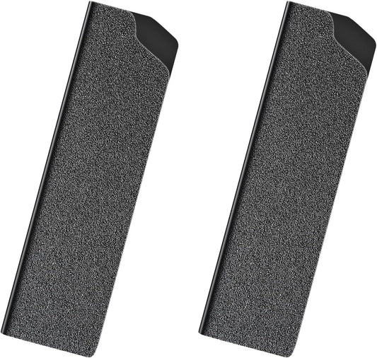 2 Pcs Safety Knife Cover Sleeves for 6 Inch General-Purpose Knife Sheath Blade Protector for Home Kitchen ABS Universal Knife Sheath for Knife Protection Black
