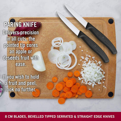 Victorinox 6.7113.3 V6.7113.3 Swissclassic Paring Knife Set, Black