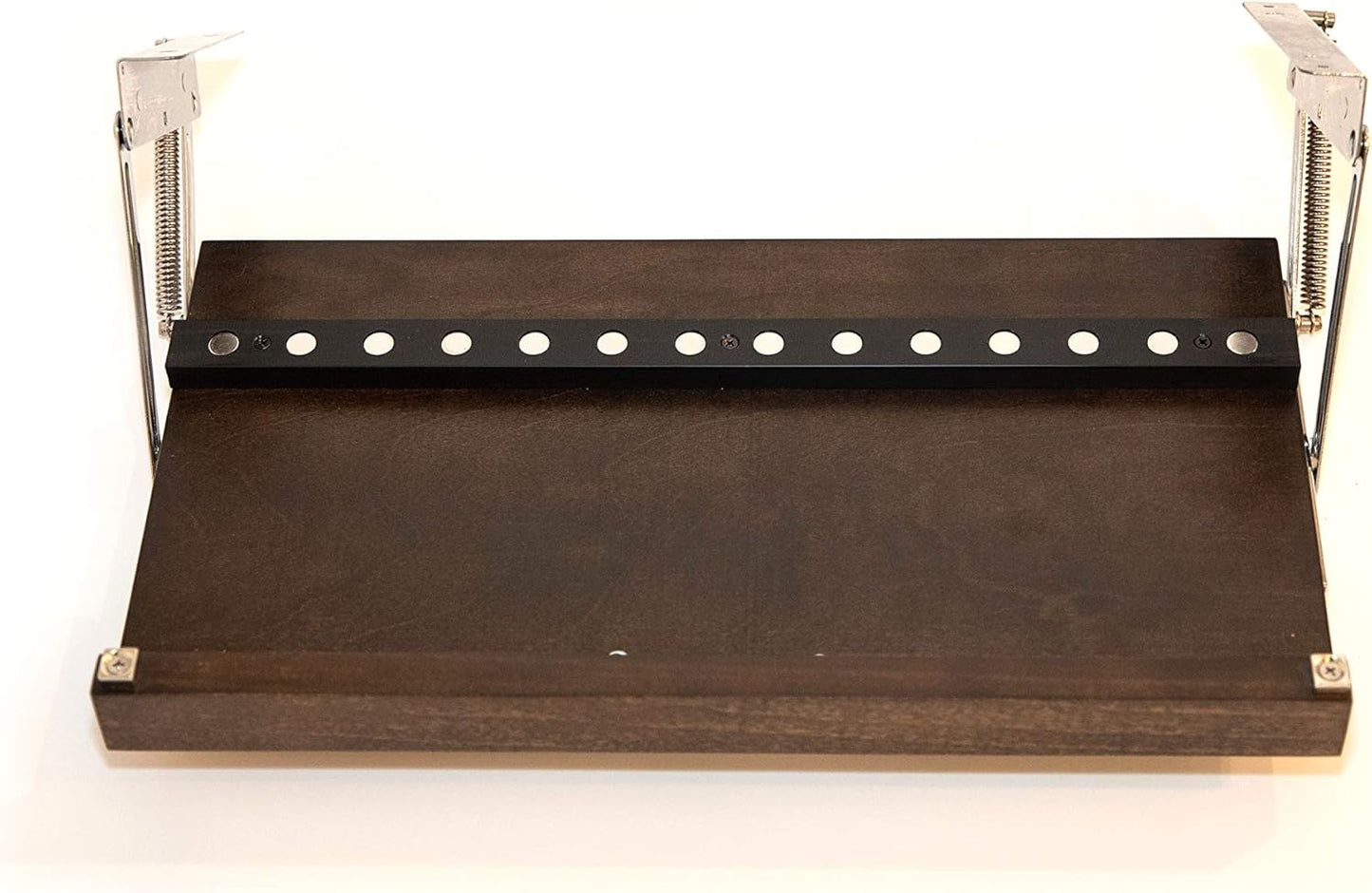 The Drop Block Modern Rustic Natural Wood Under Cabinet Steak & Paring Knife Block
