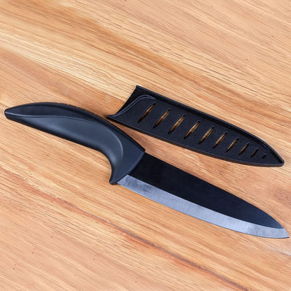 PATIKIL Plastic Safety Knife Cover Sleeves for 5" Utility Knife, 4 Pack Knives Edge Guard Blade Protector Universal Knife Sheath for Kitchen, Black
