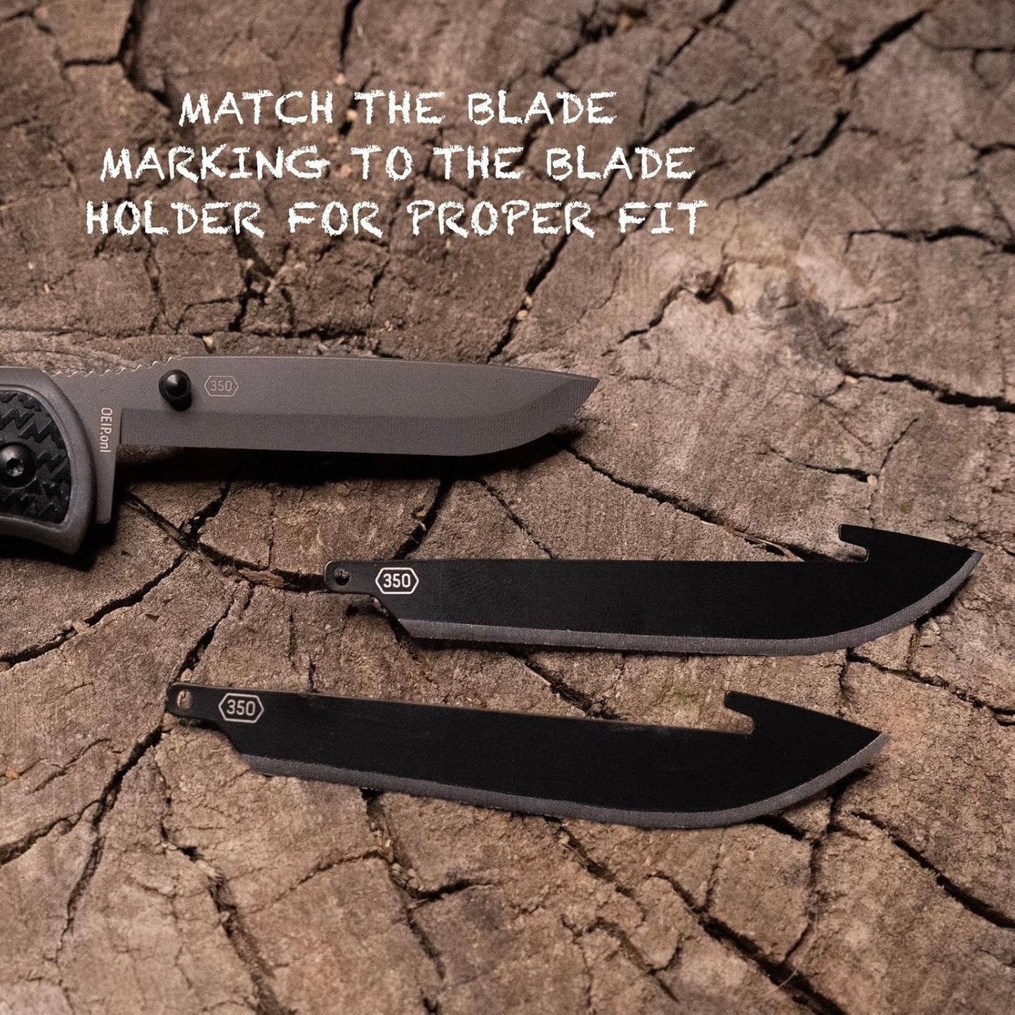 OUTDOOR EDGE 3.5" RazorLite EDC Knife. Pocket Knife with Replaceable Blades and Clip. The Perfect Hunting Blade for Skinning Deer. Blaze Orange with 6 Blades