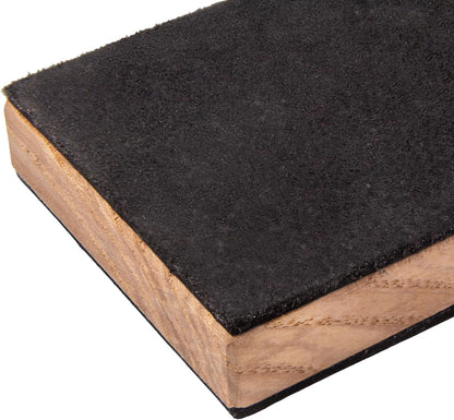 BPSKNIVES Knife Polishing Board for Careful Blade Polishing and Final Edge Refinement, Leather Strop with Polishing Compound for Knife Maintenance