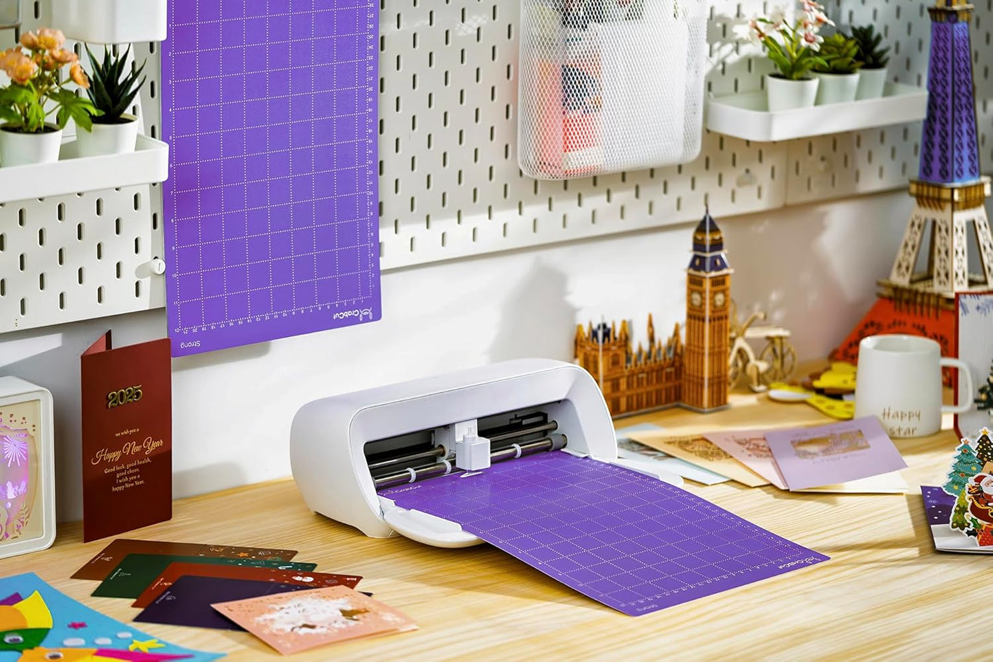 Cutting Mats for Cricut Joy Xtra: 4 Mats 8.5x12 Inch Standard Adhesive Dot Design for Eye Care Green StandardGrip Sticky Washable and Reusable Replacement Cut Mat for Cricut Joy Extra