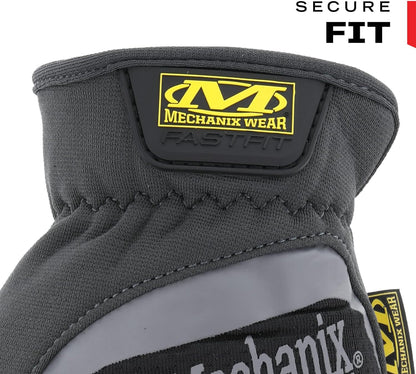 Mechanix Wear: FastFit Work Glove with Elastic Cuff for Secure Fit, Performance Gloves for Multi-purpose Use