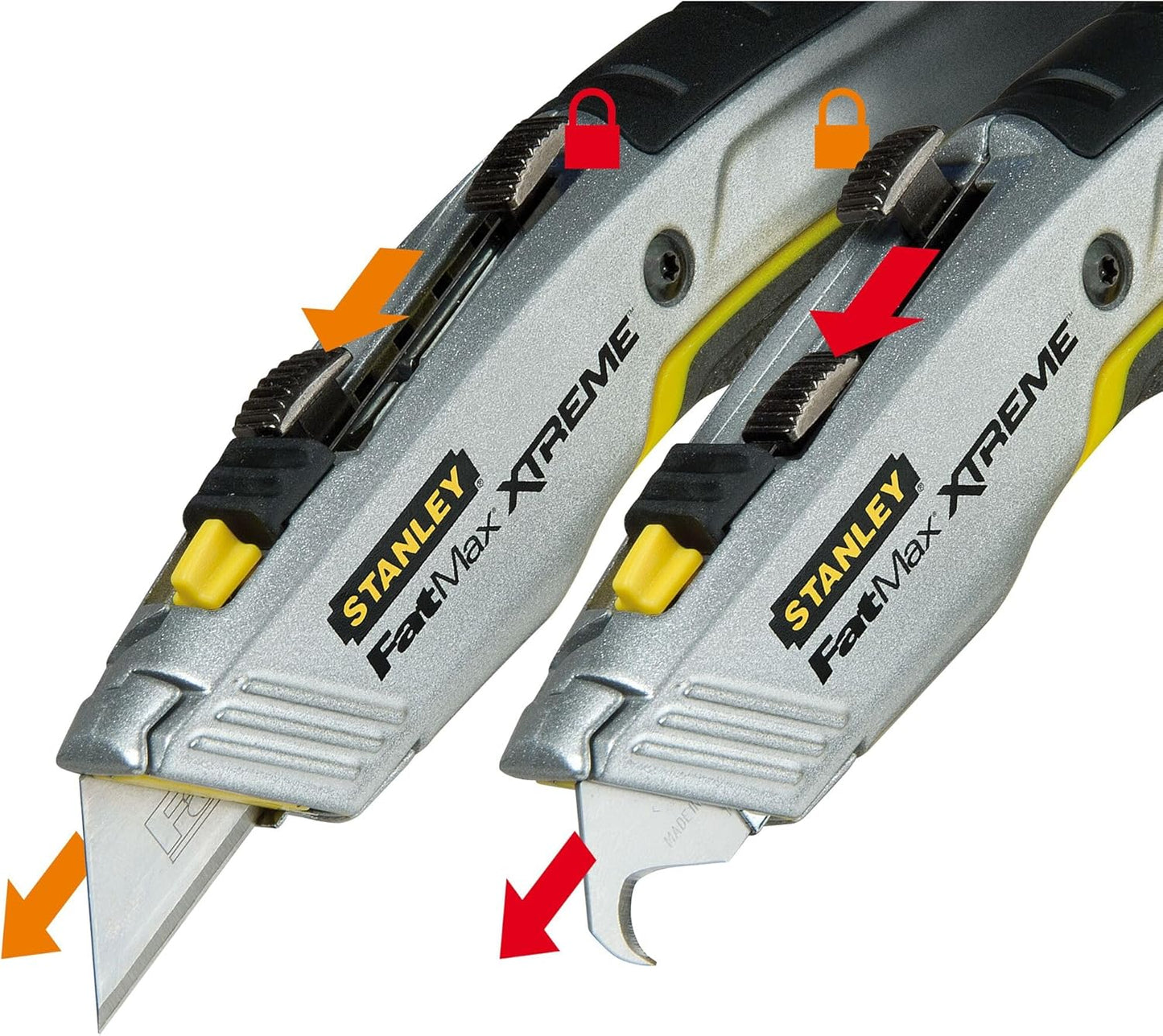 Stanley 0-10-789 2 in 1 Snap Off Knife "Xtreme", Grey
