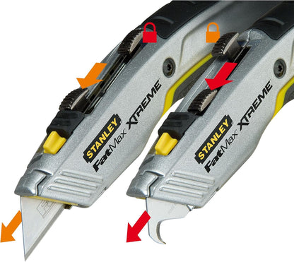 Stanley 0-10-789 2 in 1 Snap Off Knife "Xtreme", Grey