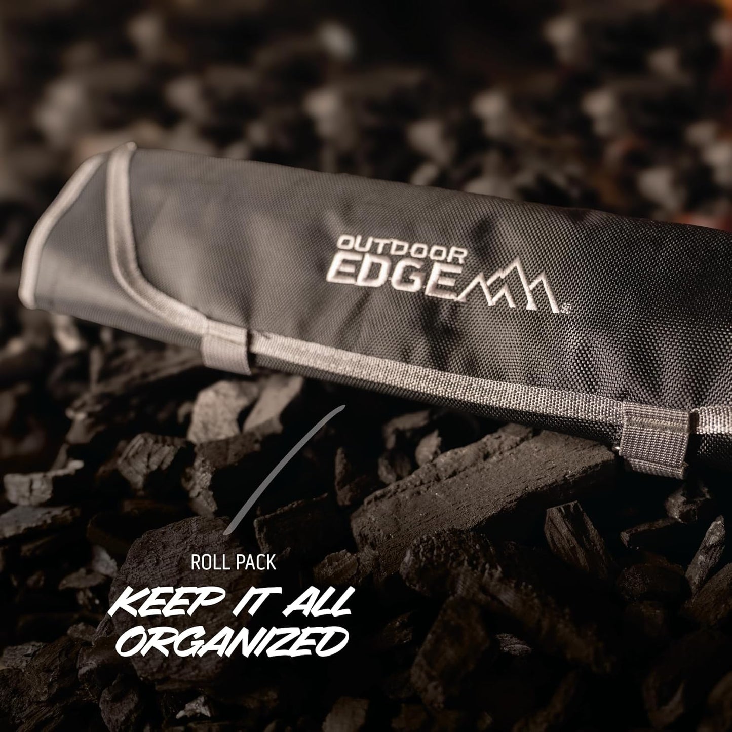 OUTDOOR EDGE ErgoMax Brisket Slicing Knife - Razor Sharp Blade, Premium Titanium-Coated Steel Blades, Ergonomic Handle, Multifunction Carving Knife for Meat Cutting