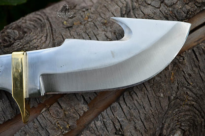 420 Stainless Steel Knife (420 Stainless Steel, Pair of 5.375 inch Bowie Blades)