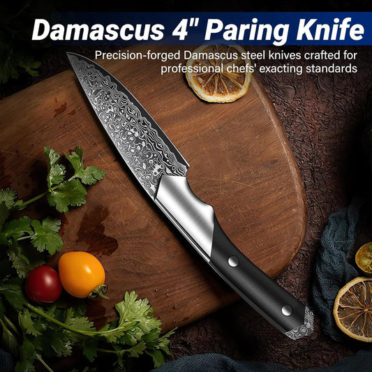 Golden Bird Butcher Breaking Knife for Meat Cutting, 8 Inch Damascus Boning Knife, VG10 Brisket Trimming Knives, Flexible Fillet Knives, Japanese Slicing Knives with Wood Handle,Gifts for Men