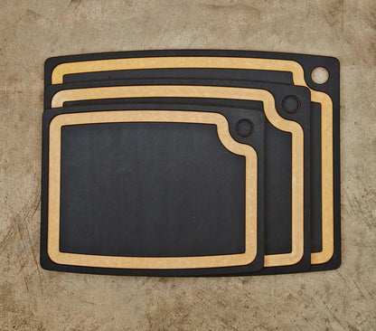 Epicurean Gourmet Series Cutting Board with Juice Groove, 19.5-Inch by 15-Inch, Natural/Slate