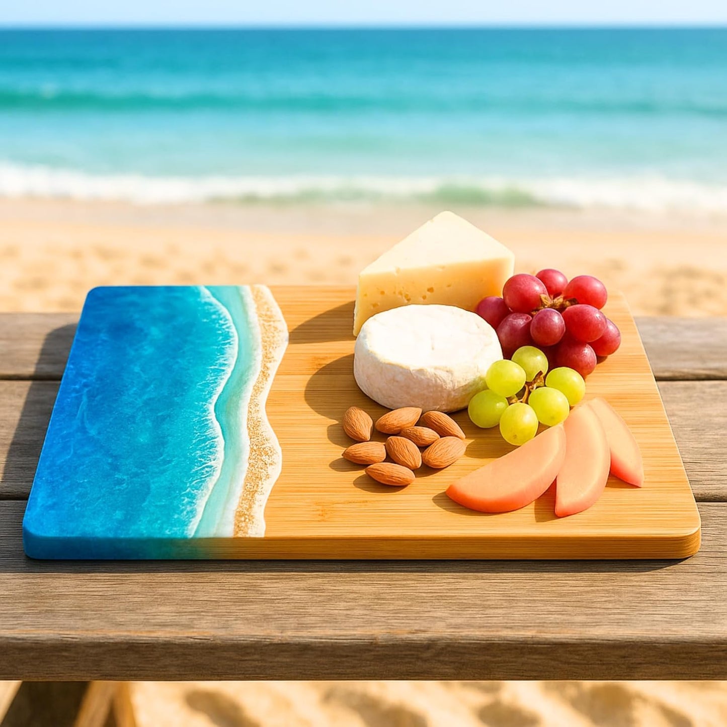 Set of 12, Bulk Wholesale Bamboo Cutting Boards – 15"x11" Large Blank Wood Charcuterie Trays, Grazing Platters for Home Decor, Party Use, Engraving Gifts, Epoxy Resin Art, or Rustic Wall Display