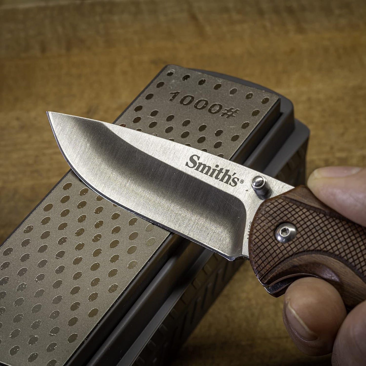 Smith's 51312 6" DUALGRIT FINE Diamond Stone Gray
