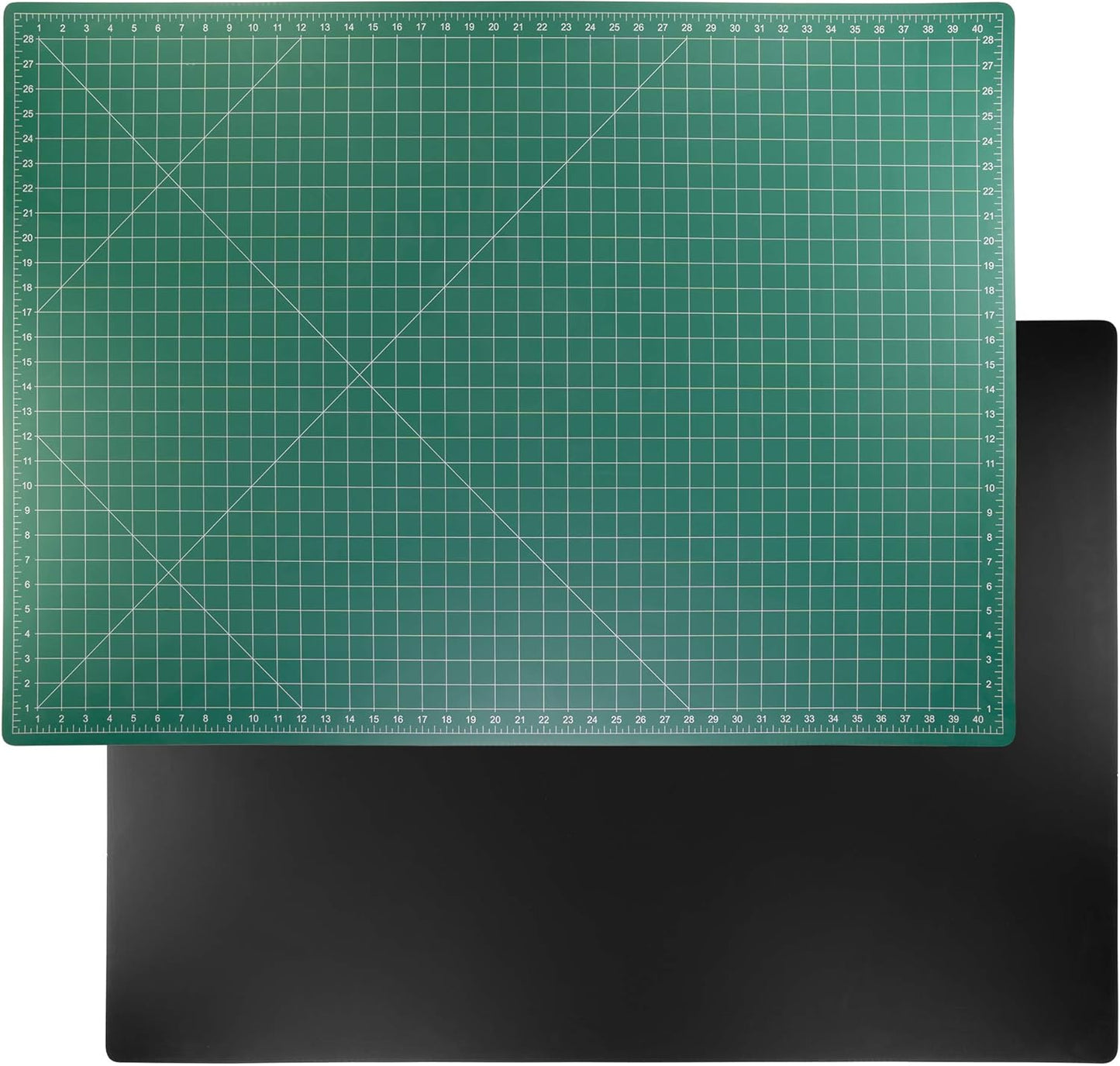 Pacific Arc Double Sided Self Healing Cutting Mat - Thick and Durable Vinyl Rotary Cutting Mat for Sewing & Scrapbook Paper Cutting Mat (09"x 12")