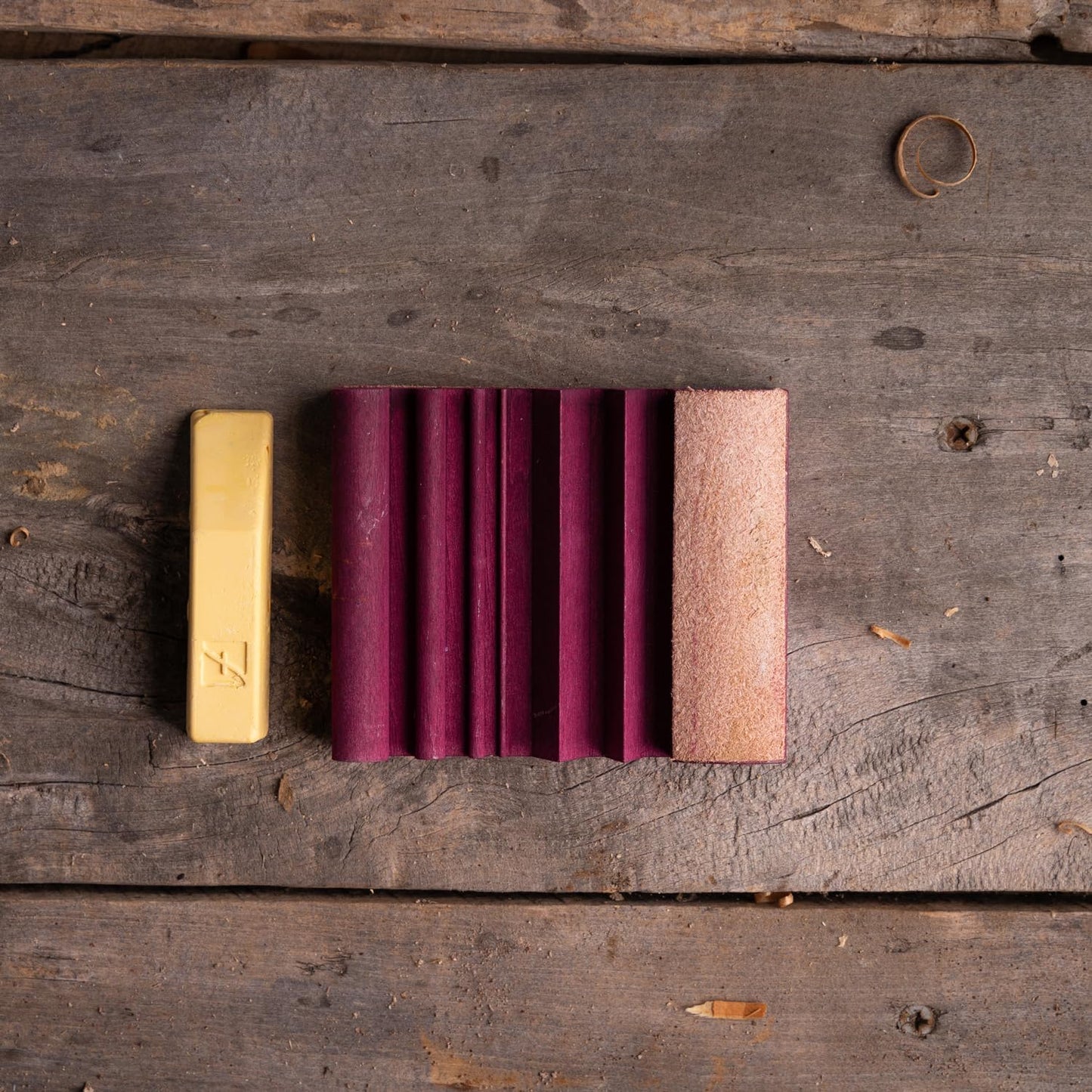 Flexcut Wood Carving Tools | Flexcut SlipStrop | Polish and Debur Cutting and Carving Tools For Razor Sharp Blade Edges | Includes Polishing Compound | PW12 | Made in the U.S.A.