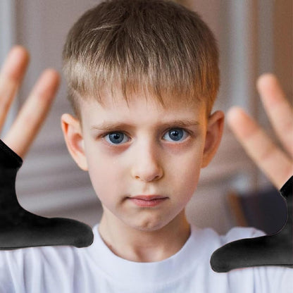 4pcs Thumb Sucking Guard Gloves Kids Anti Thumb Sucking Glove Chewy Compression Thumb Sucking Stop Nail Biting Finger Biting Glove for Kids Thumb Guard for Ages 5-12