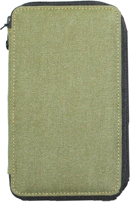 Speedball Art Products 254240 24 Pencil Storage Canvas Pencil Case, Denim