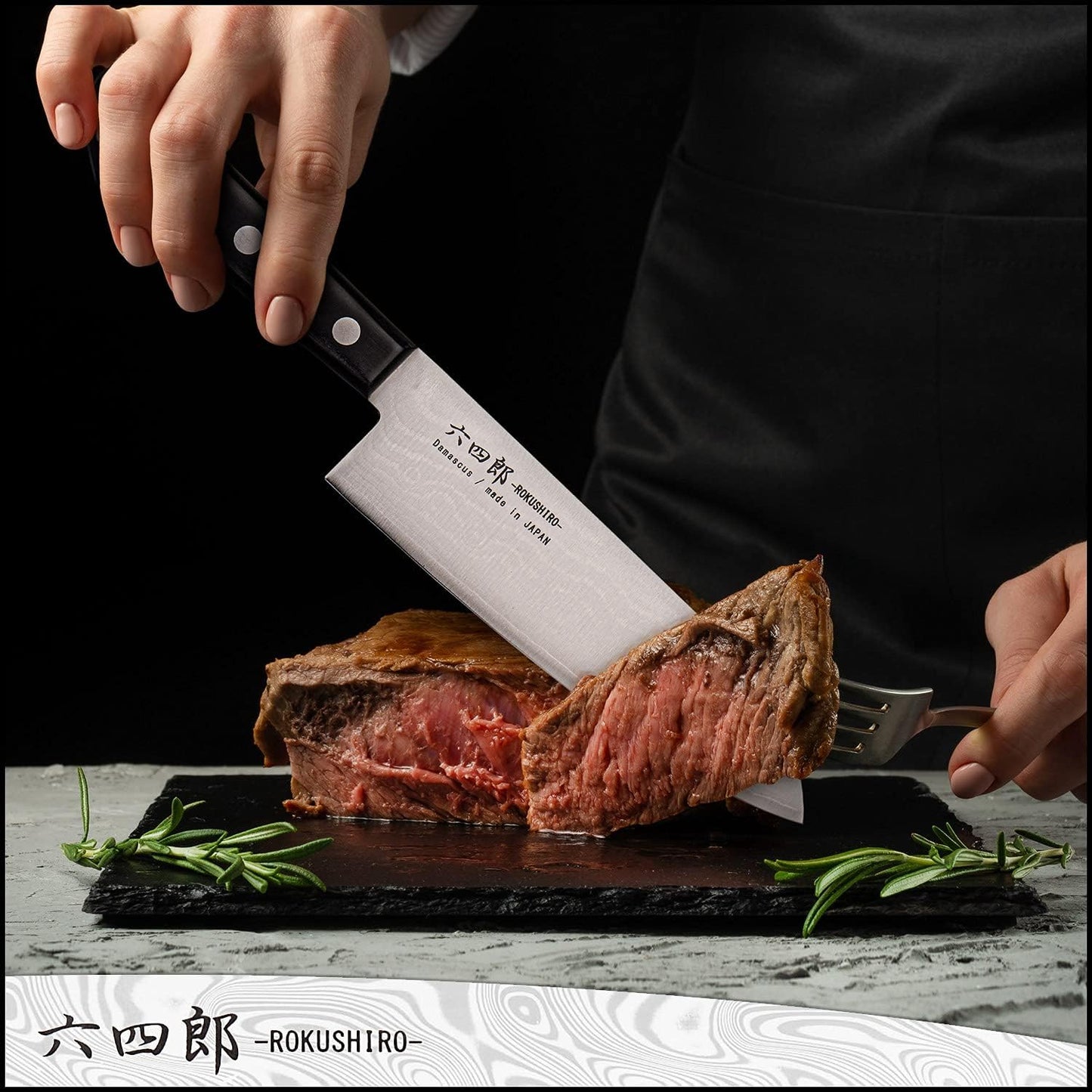 Gyuto Knife 7.1-Inch (180mm), 37-Layer VG10 Damascus Hammered Kitchen Chef Knife, High Carbon Stainless Steel Forged Blade