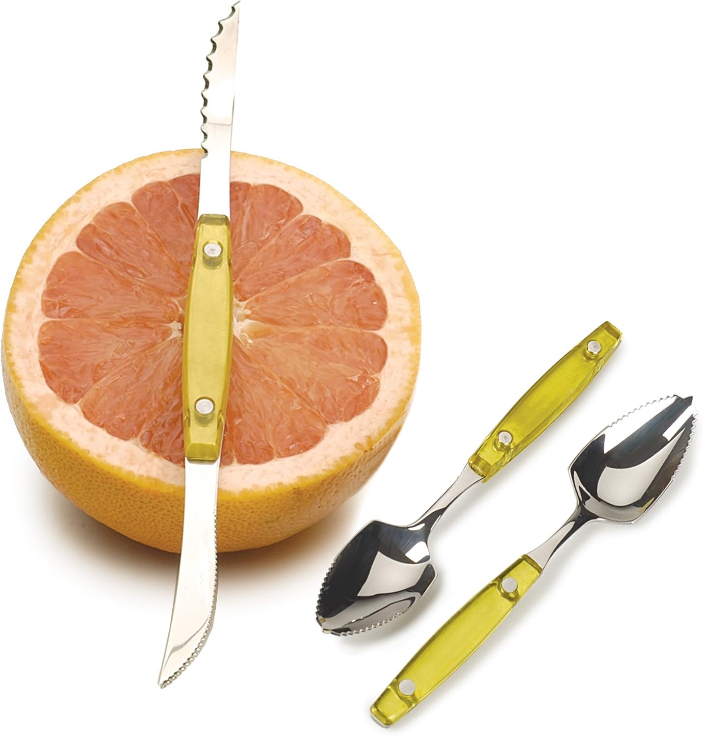 Endurance Grapefruit Tool Collection Stainless Steel, Dishwasher Safe, Double Knife