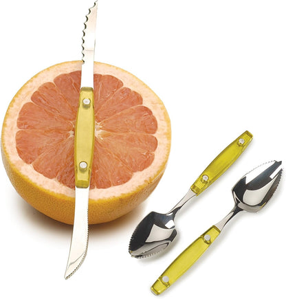 Endurance Grapefruit Tool Collection Stainless Steel, Dishwasher Safe, Double Knife