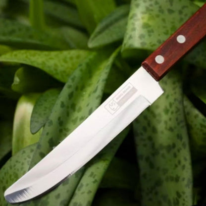 Round Tip Kitchen Knife, Blunt Paring Knife, Safety Knives for Seniors Elderly, Non-Pointed Safety Tip, for Cutting Fruits and Vegetables, Smooth Sharp Blade (One Knife)