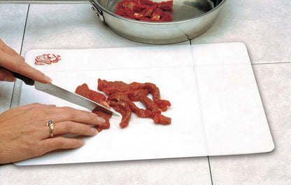 Icon Cut N Slice Flexible Cutting Boards, 11.5in/29cm x 15in/38cm, White, Set of 3